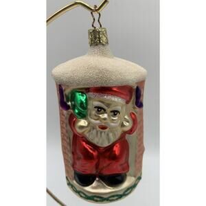 Vntg Santa’s Visit Special Event E.M.Merck Old World Christmas Inge-Glas Signed
